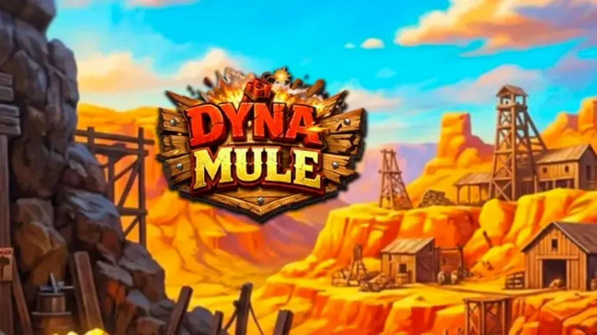 Dyna Mule স্লট গেমের একটি দৃশ্য যেখানে খনি এবং যান্ত্রিক থিম ফুটে উঠেছে